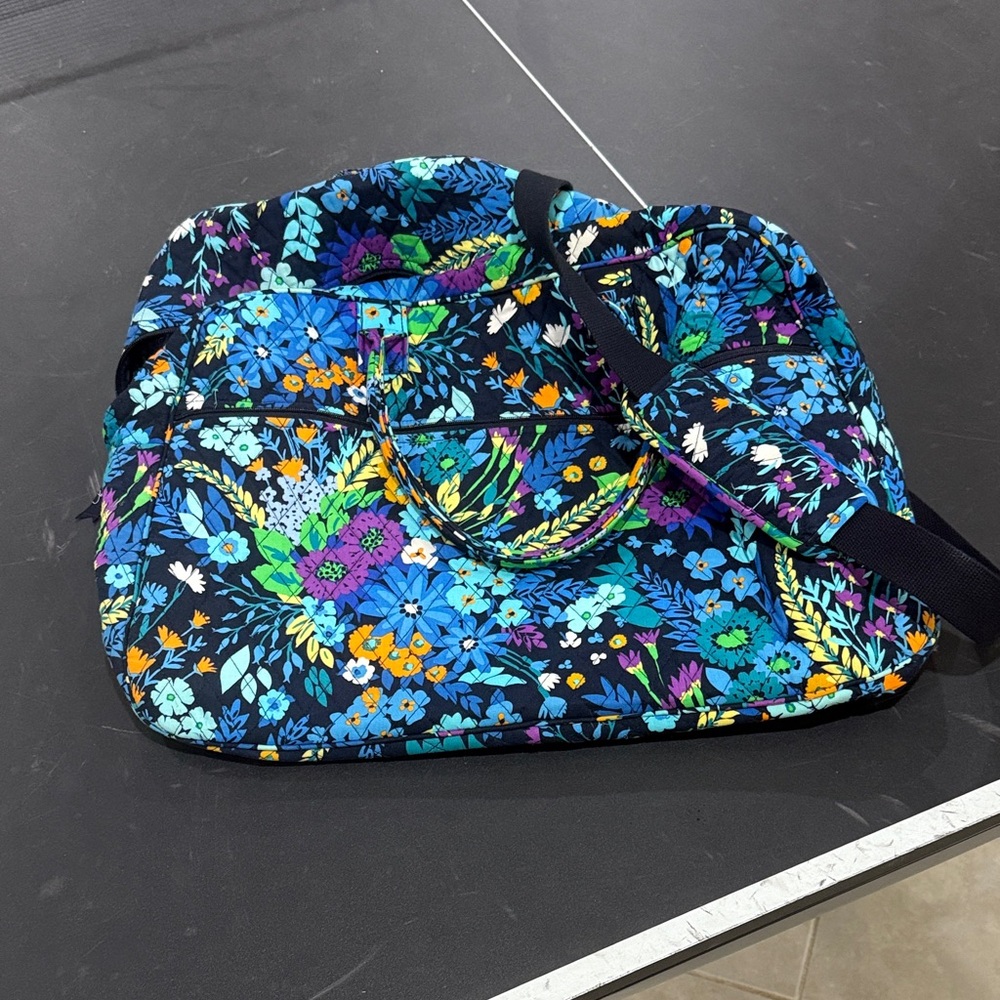 Vera Bradley Floral Blue Women's extra large duffel bag